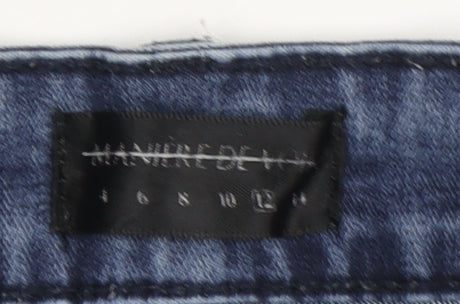 Manière De Voir Women's Blue Skinny Jeans, Size 12