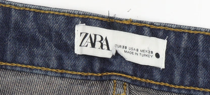 Zara Men's Blue Straight Leg Jeans Size 38