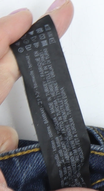 Zara Men's Blue Straight Leg Jeans Size 38