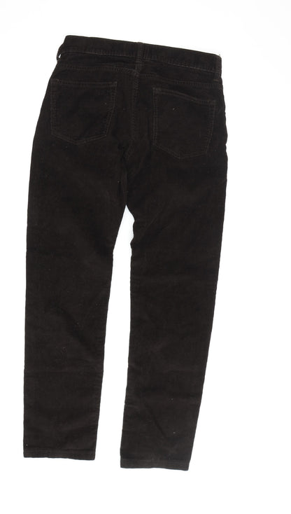 J.Crew Men's Black Slim Fit Corduroy Trousers - Size 28