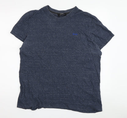 Superdry Men's Blue XL T-Shirt Crew Neck Logo
