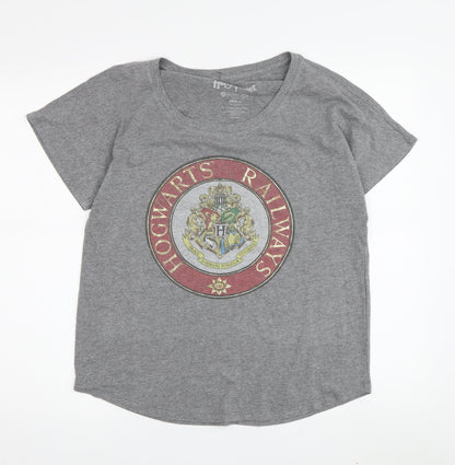 Warner Bros Unisex Grey Harry Potter T-Shirt M