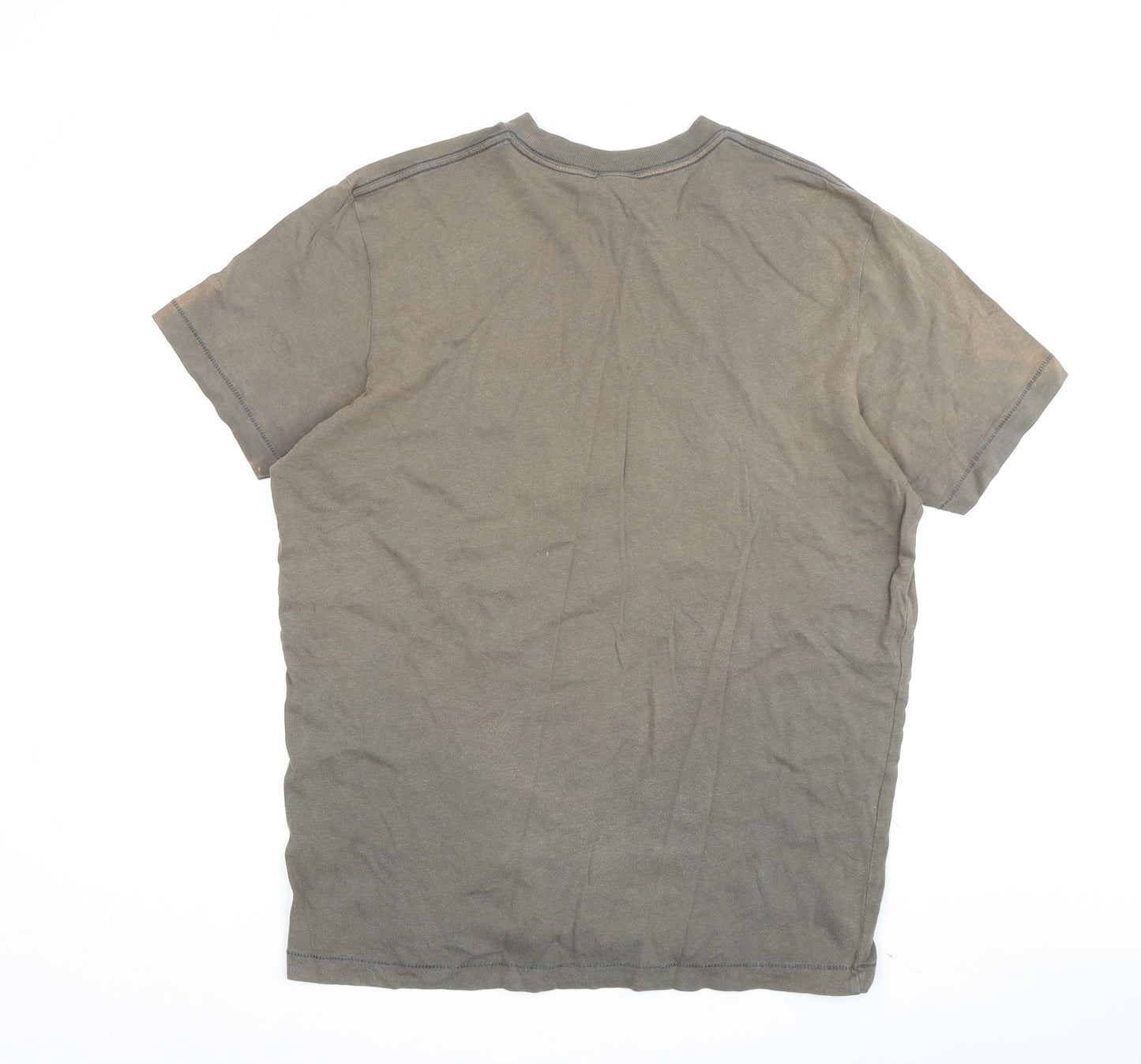 Abercrombie & Fitch Men's Brown Graphic T-Shirt Size M