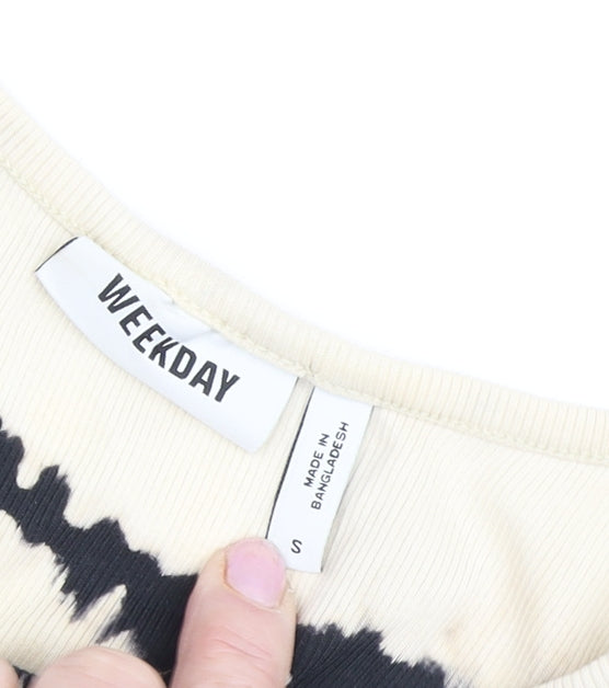 Unisex Adults UK Size S Weekday Beige  Tank