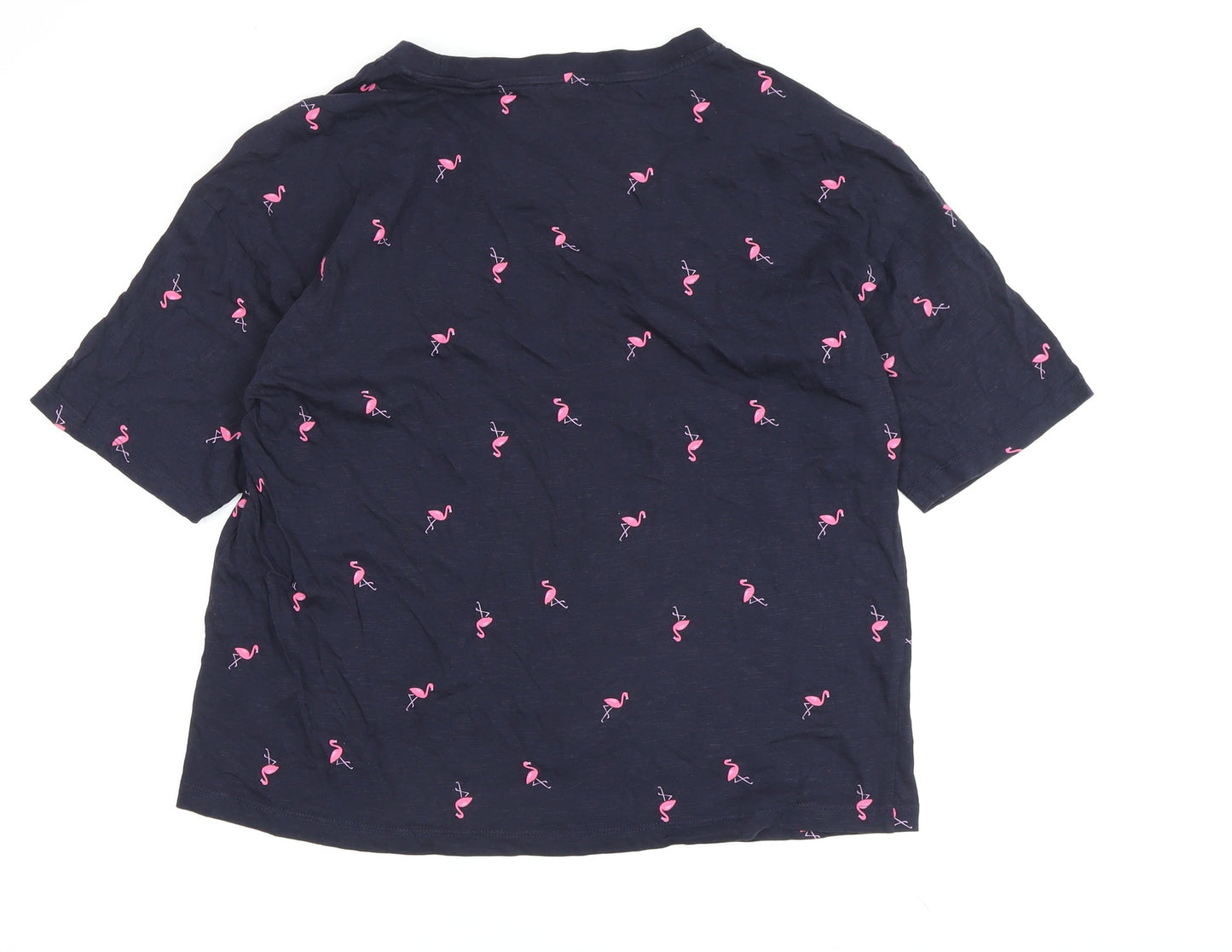 Esprit Women's Blue Animal Print L Basic T-Shirt