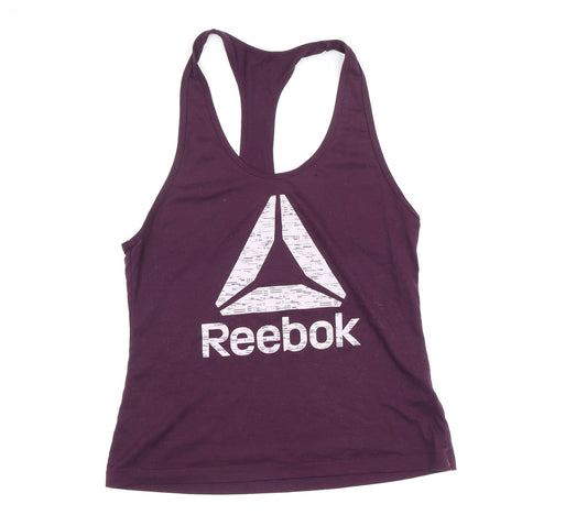 Reebok Women's Purple Gym Tank Top Athletic S