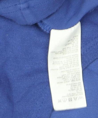 Joules Women's Blue Dress Size 12 with 3/4 Sleeves