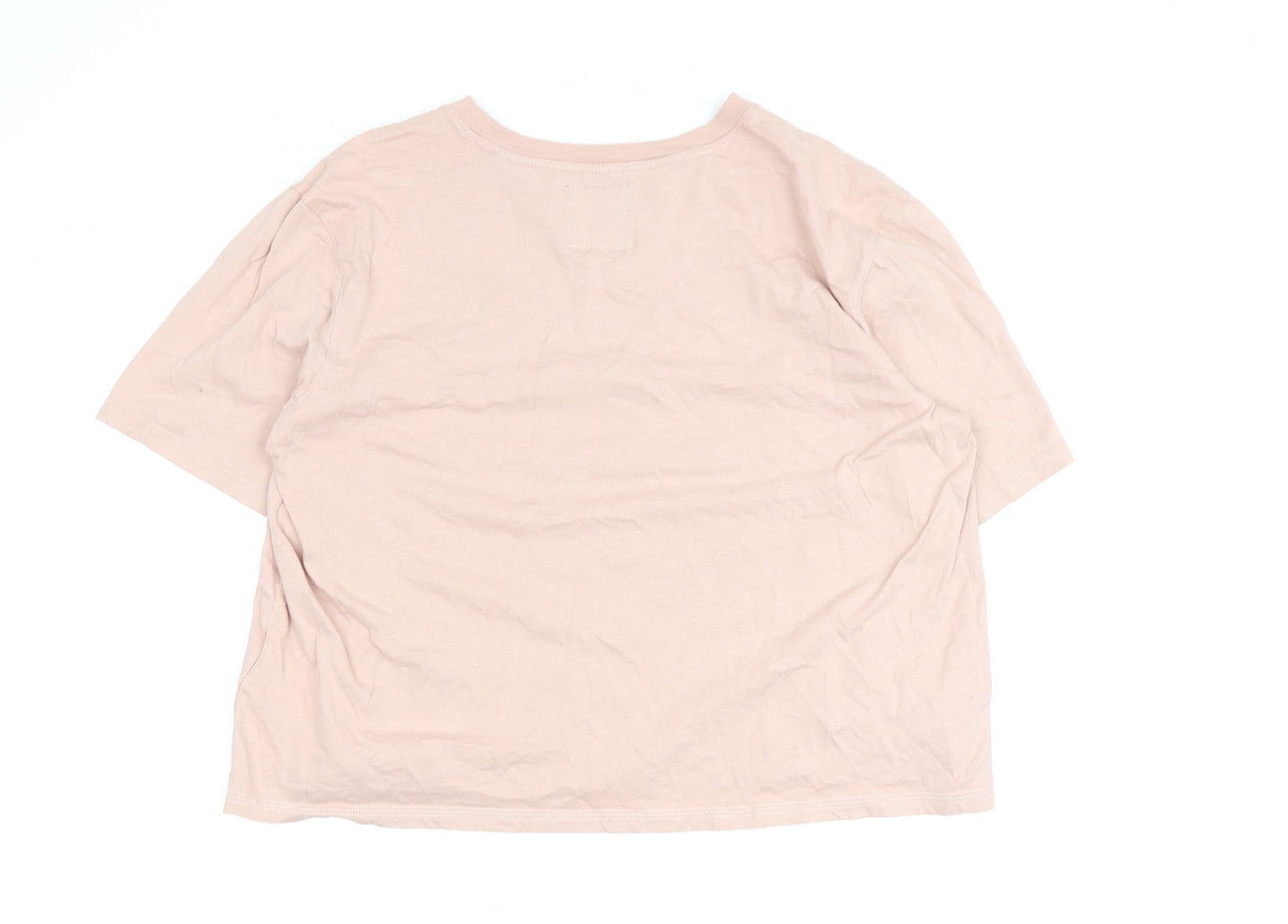 Womens UK Size 10 Superdry Pink Basic T-Shirt