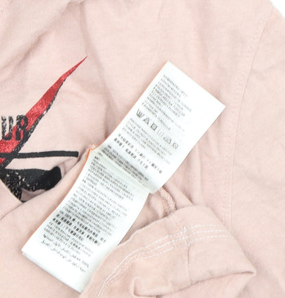 Womens UK Size 10 Superdry Pink Basic T-Shirt
