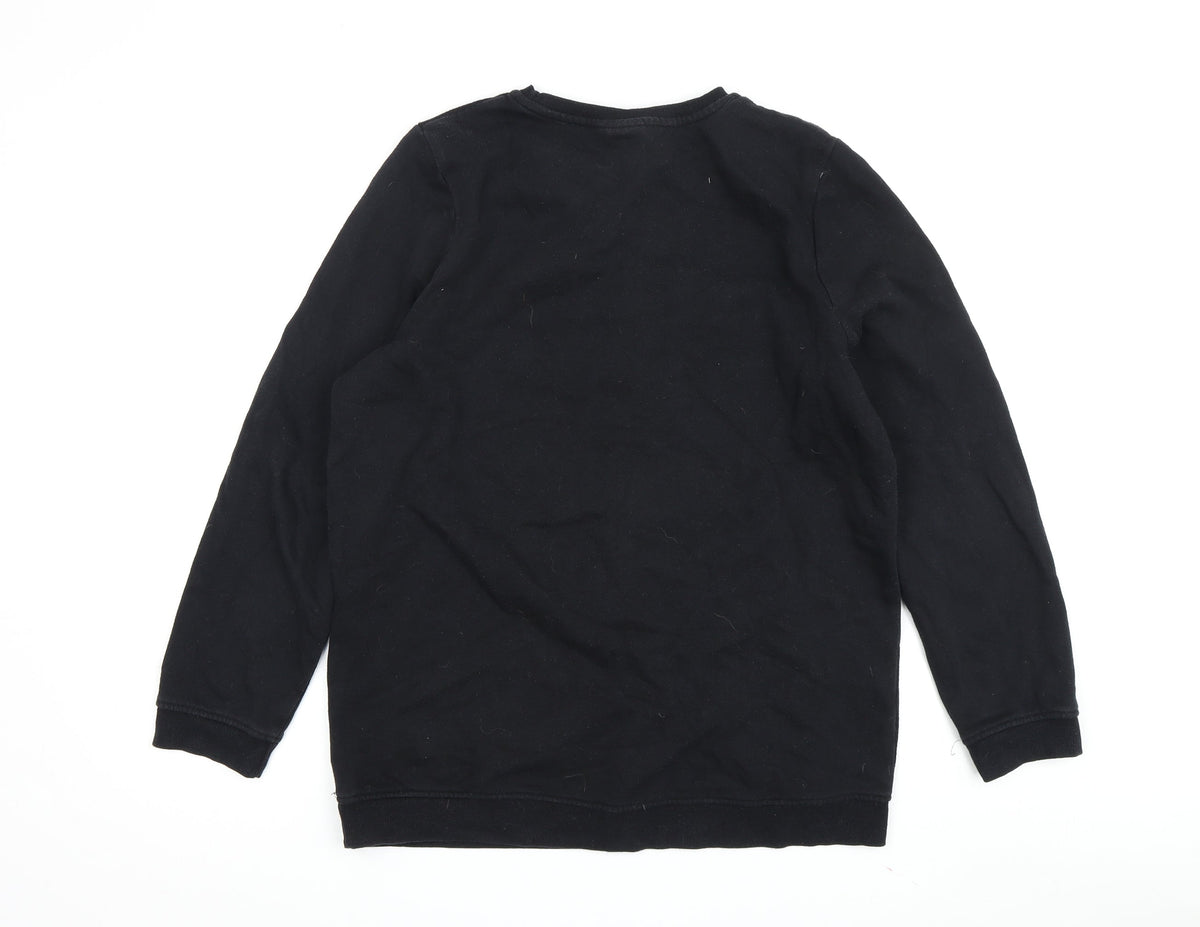 Back view of Xbox boys’ black sweatshirt pullover 14-15 years graphic