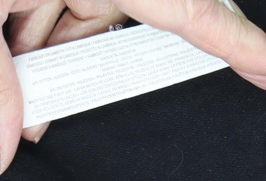 Close-up detail of Xbox boys’ black sweatshirt pullover 14-15 years graphic
