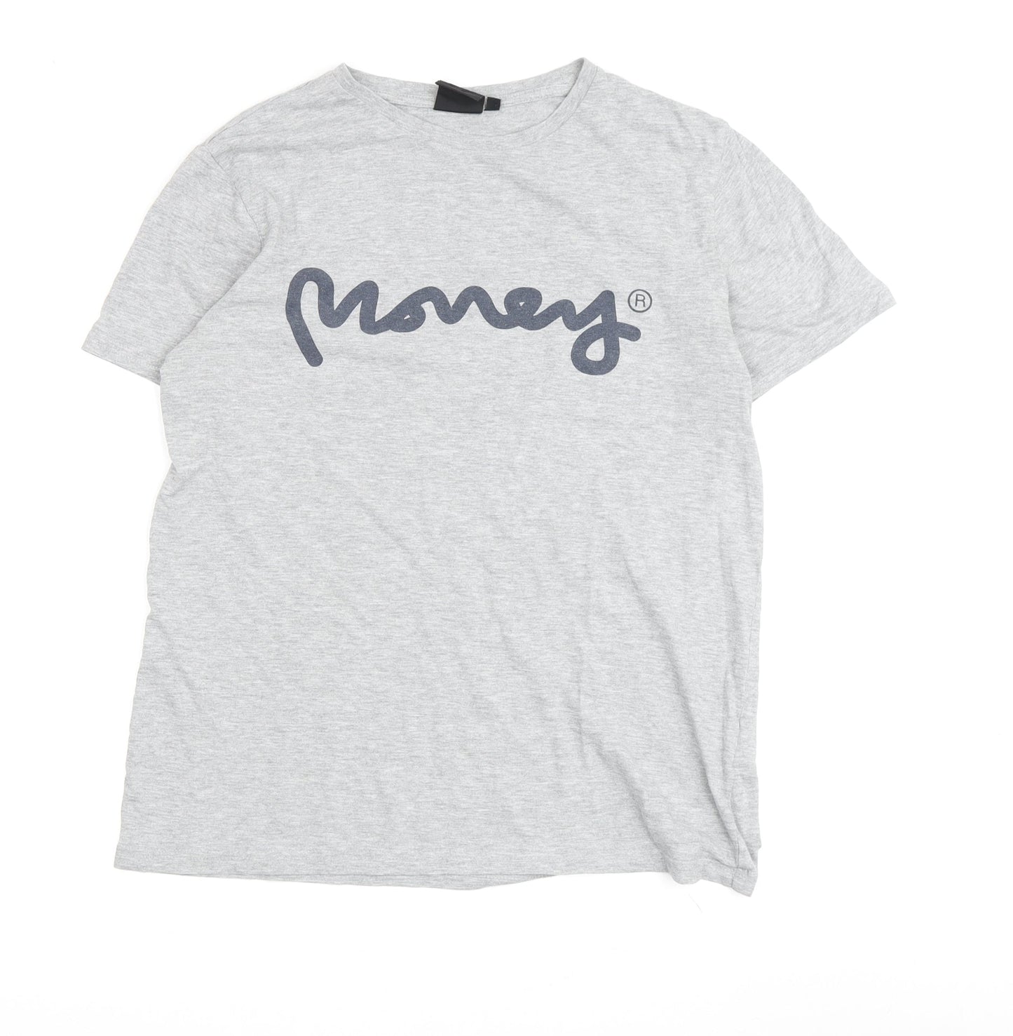 Money Boys Grey Logo T-Shirt 15-16 Years Regular Fit