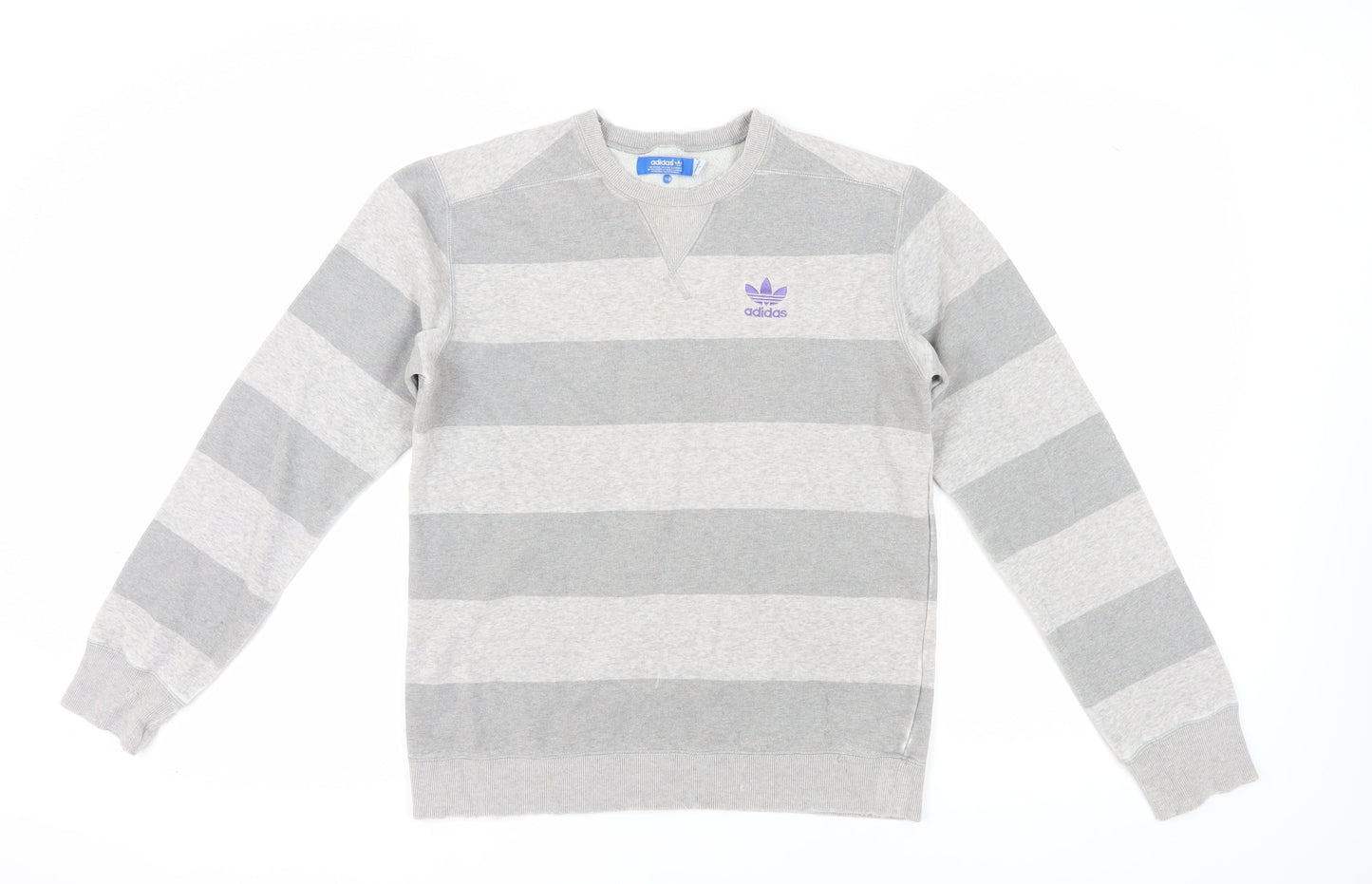 Mens UK Size S adidas Grey Pullover Sweatshirt