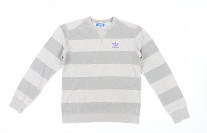 Mens UK Size S adidas Grey Pullover Sweatshirt