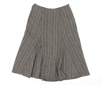 Womens UK Size 10 Wallis A-Line Tweed Skirt