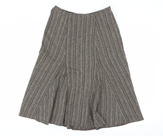 Womens UK Size 10 Wallis A-Line Tweed Skirt
