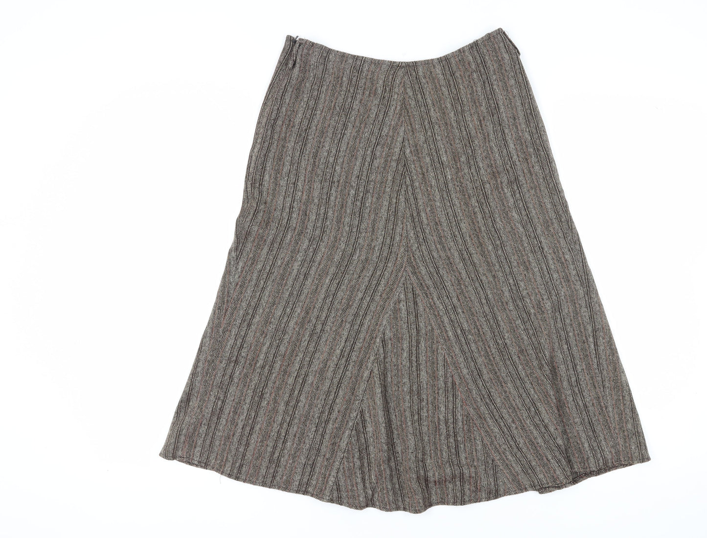 Womens UK Size 10 Wallis A-Line Tweed Skirt