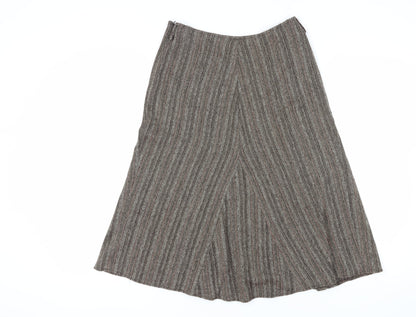 Womens UK Size 10 Wallis A-Line Tweed Skirt