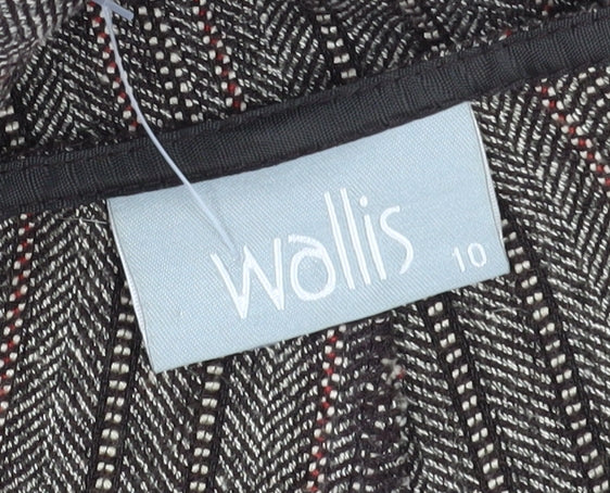 Womens UK Size 10 Wallis A-Line Tweed Skirt