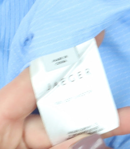 Mens UK Collar Size 16 Jaeger Smart Blue  Dress Shirt