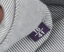 Savoy Taylors Guild Men's Grey Slim Fit Dress Shirt XL