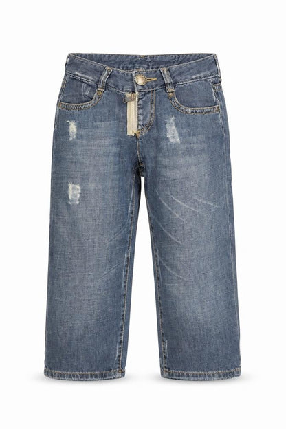 Womens UK Size 27 Calvin Klein  Cropped Blue Jeans