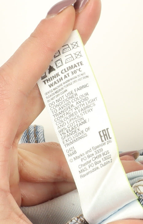 Marks and Spencer Men’s Light Blue Straight Jeans