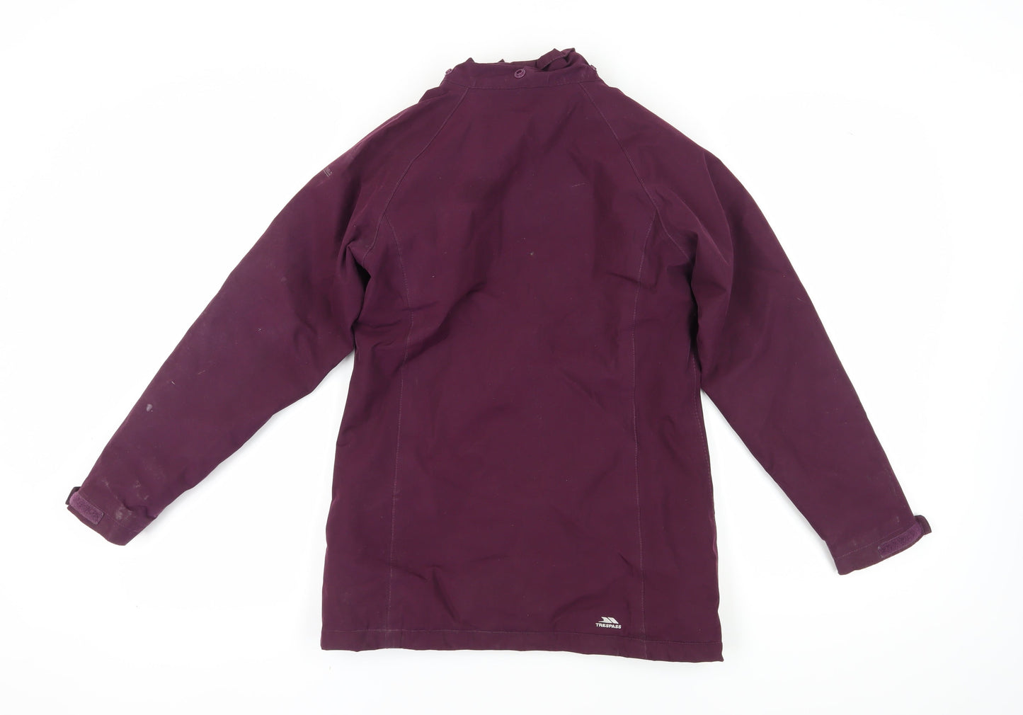Trespass Purple Girls' Rain Coat, Size 11-12, Waterproof Weather