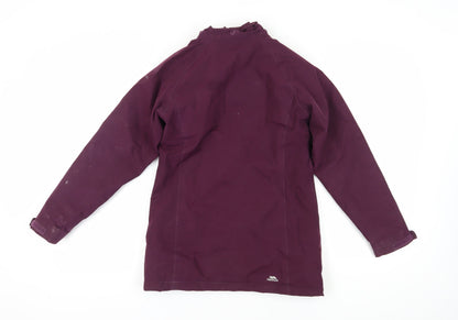 Trespass Purple Girls' Rain Coat, Size 11-12, Waterproof Weather