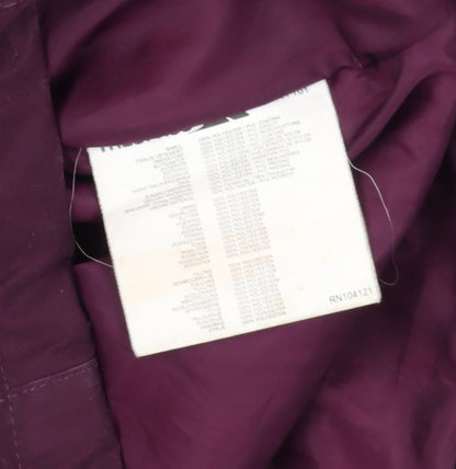 Trespass Purple Girls' Rain Coat, Size 11-12, Waterproof Weather