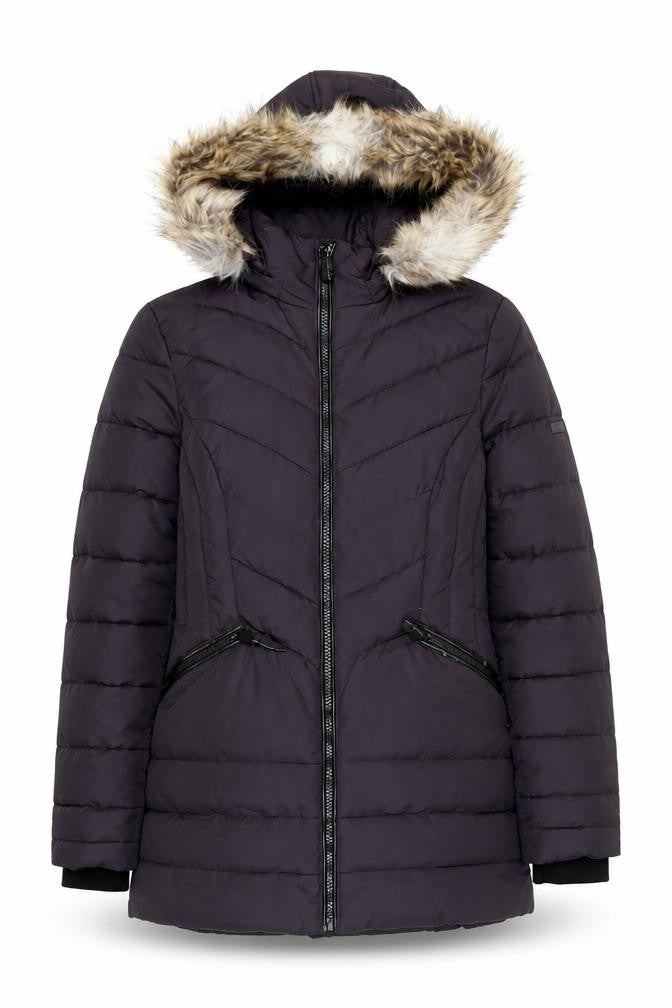 Womens UK Size XS Centigrade Black Puffer Jacket