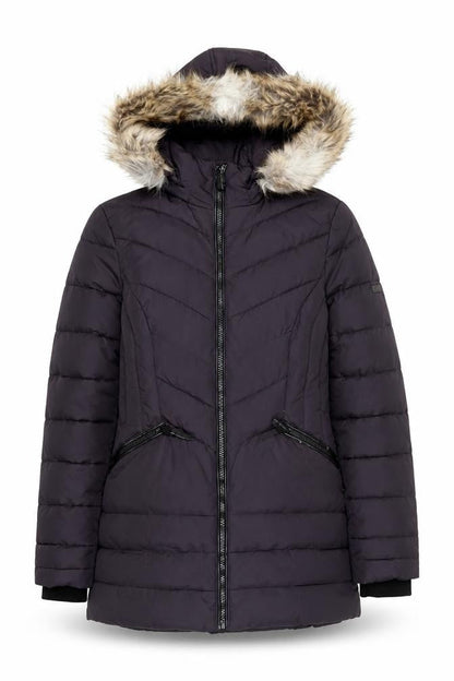 Womens UK Size XS Centigrade Black Puffer Jacket