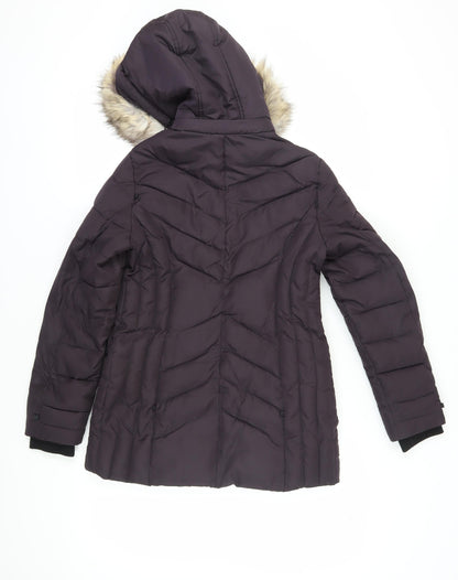 Womens UK Size XS Centigrade Black Puffer Jacket