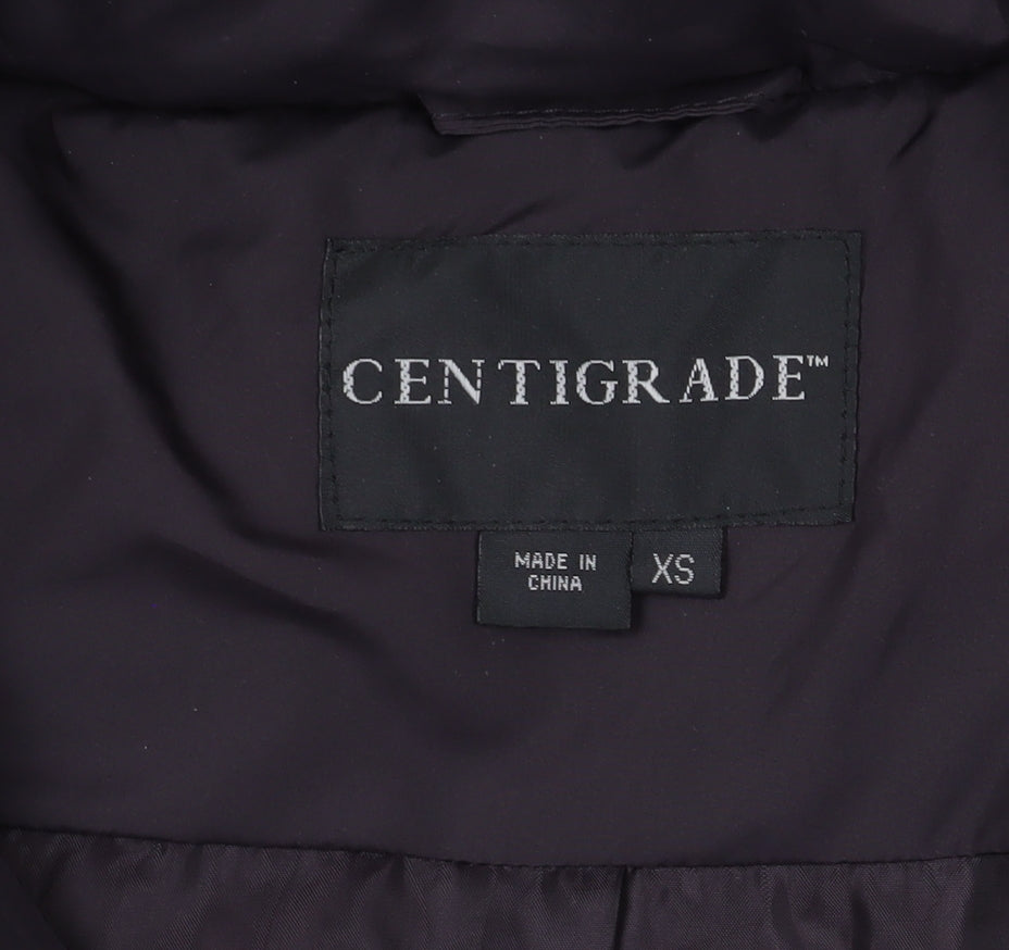 Womens UK Size XS Centigrade Black Puffer Jacket