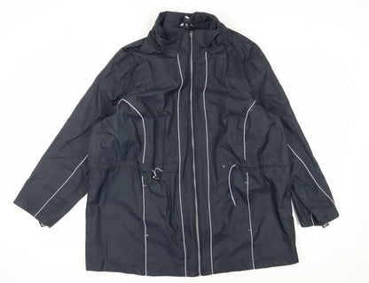 Womens UK Size L Bm Casual Black Basic Jacket
