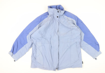 Womens UK Size 14 Regatta Blue Parka Coat