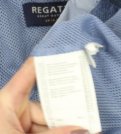 Womens UK Size 14 Regatta Blue Parka Coat
