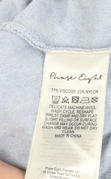 Womens UK Size S Phase Eight Blue  Blouse