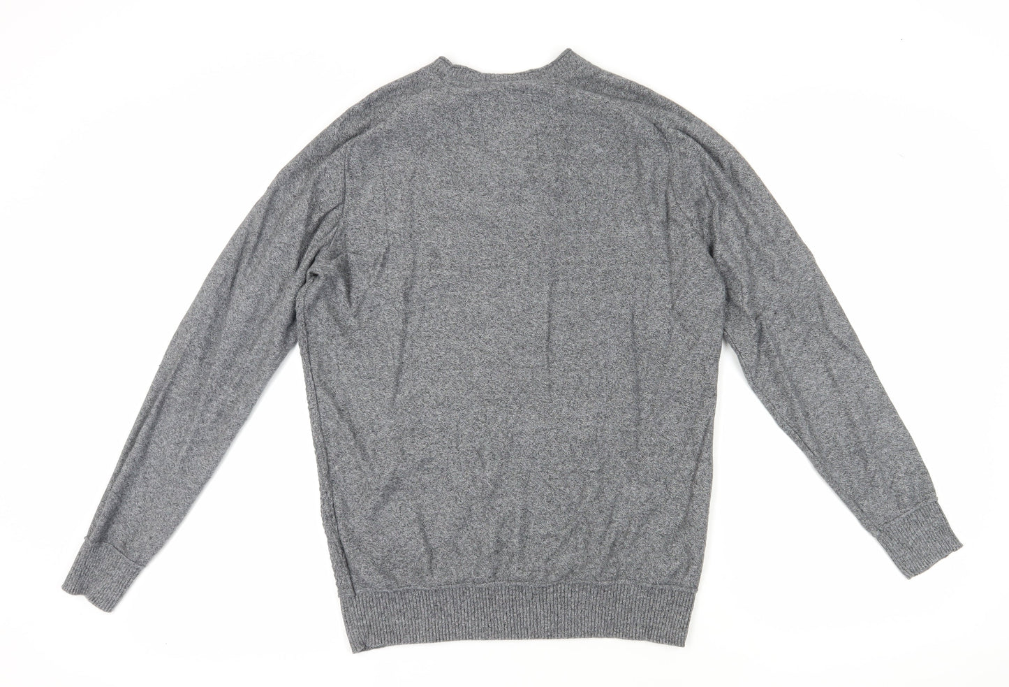 Mantaray Men's Grey Cotton Pullover Jumper M