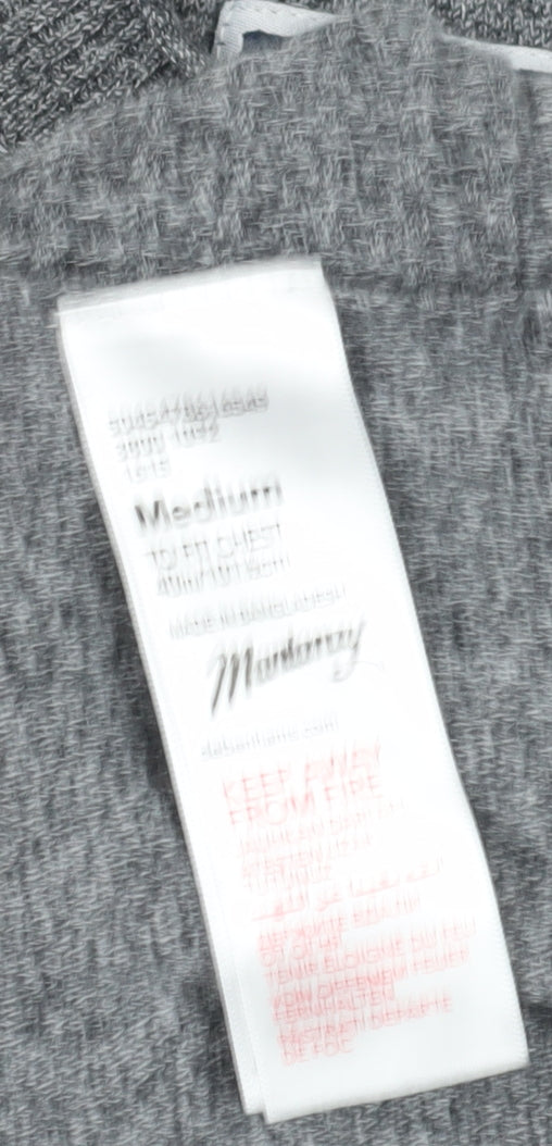 Mantaray Men's Grey Cotton Pullover Jumper M