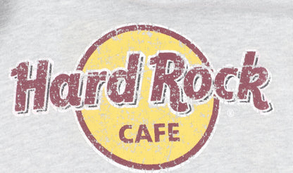 Unisex Adults UK Size S Hard Rock Cafe Grey Pullover Hoodie