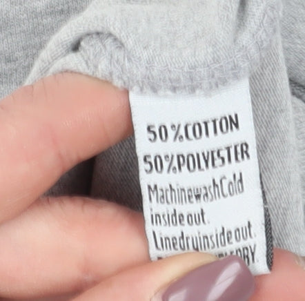 Superdry Men’s Grey Graphic T-Shirt, Size S, Vintage Style