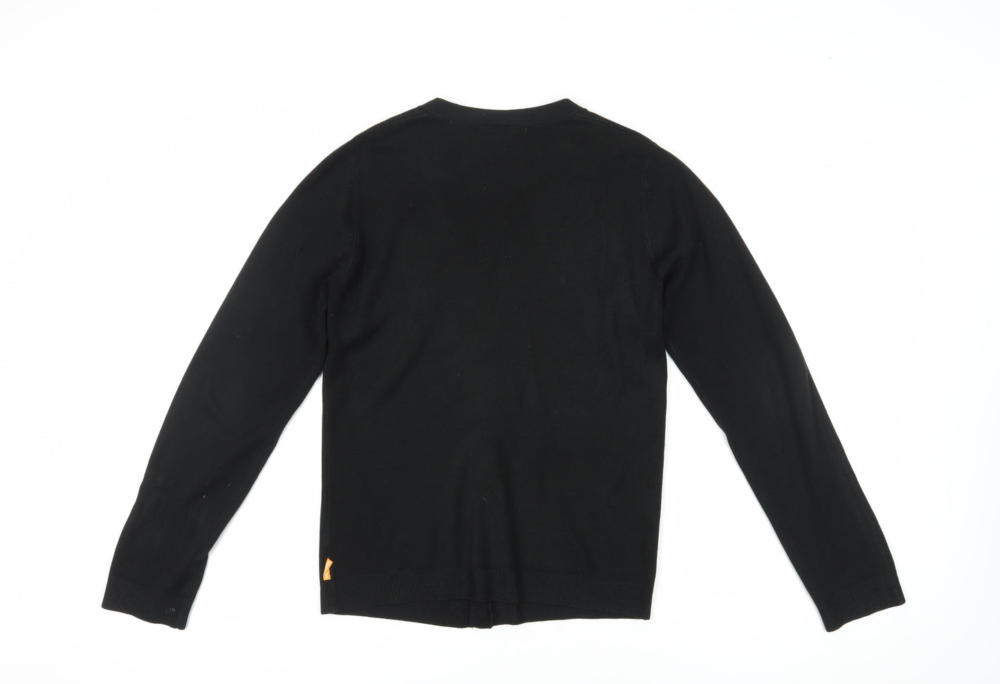 SoulCal Men's Black Cardigan Small, V-neck, Cotton Blend