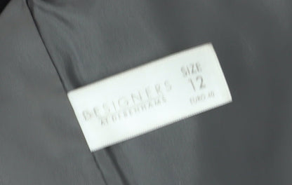 Rocha John Rocha Grey Wool Pea Coat Women Size 12