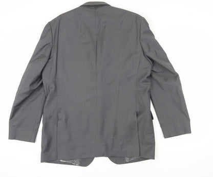 Mens UK Size Regular Pierre Cardin Regular Grey Suit Jacket