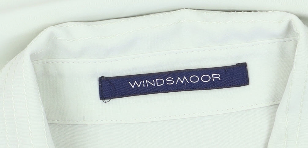 Womens UK Size 18 Windsmoor Ivory Basic Button-Up