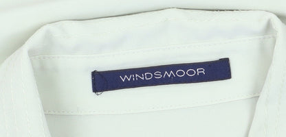 Womens UK Size 18 Windsmoor Ivory Basic Button-Up