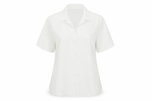 Womens UK Size 14 Honor Millburn White Basic Button-Up