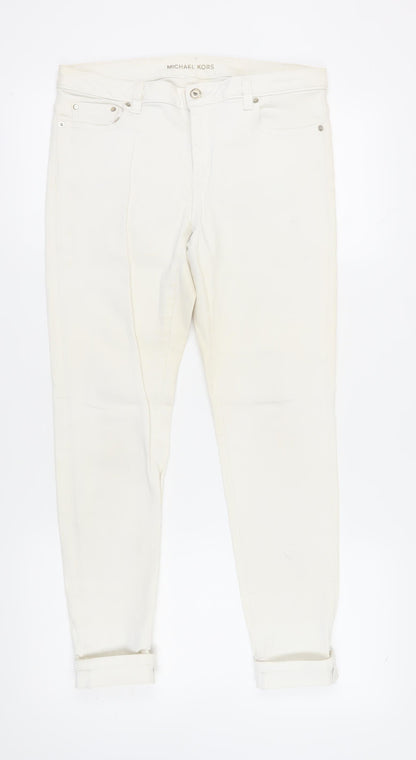 Michael Kors Women's Ivory Skinny Jeans, Size 8