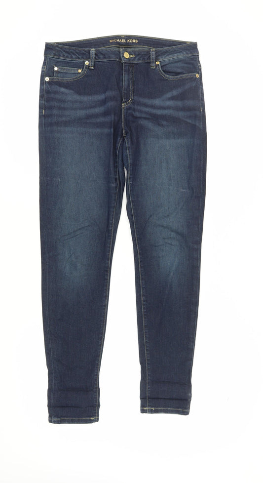 Michael Kors Women's Blue Skinny Jeans Size 6